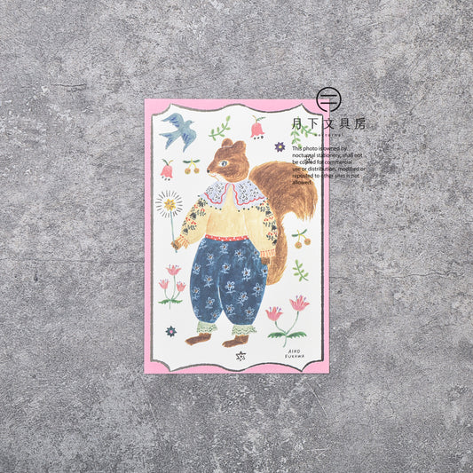 S-378 | 表現社 x 布川愛子 燙金明信片 (charm)