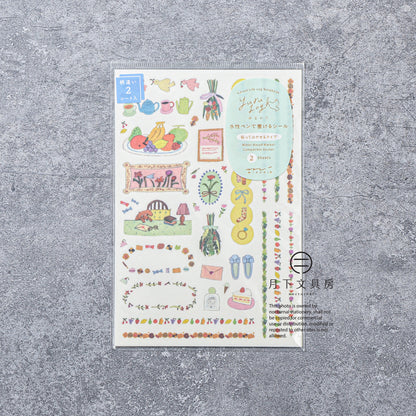 S-401 | MIDORI Yuru Log 手帳貼紙 (生活)