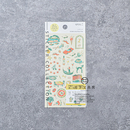 S-404 | MIDORI Sticker Collection 手帳專用貼紙 小故事系列 (意大利)