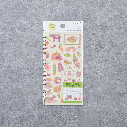 S-409 | MIDORI Sticker Collection 手帳專用貼紙 小故事系列 (泰國)