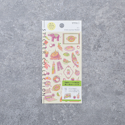 S-409 | MIDORI Sticker Collection 手帳專用貼紙 小故事系列 (泰國)