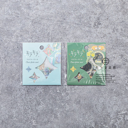 S-444 | WORLD CRAFT Clear flake seal 閃亮薄片貼紙組