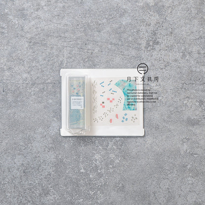 S-483 | HITOTOKI COFFRET Roll 捲裝貼紙 (孔雀綠)