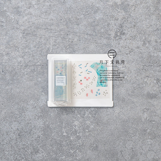 S-483 | HITOTOKI COFFRET Roll 捲裝貼紙 (孔雀綠)