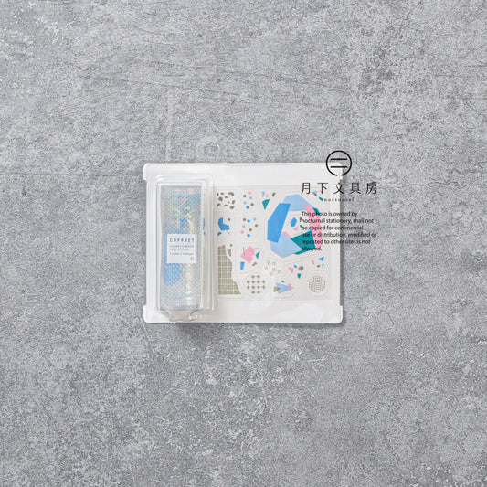 S-484 | HITOTOKI COFFRET Roll 捲裝貼紙 (湖水藍)