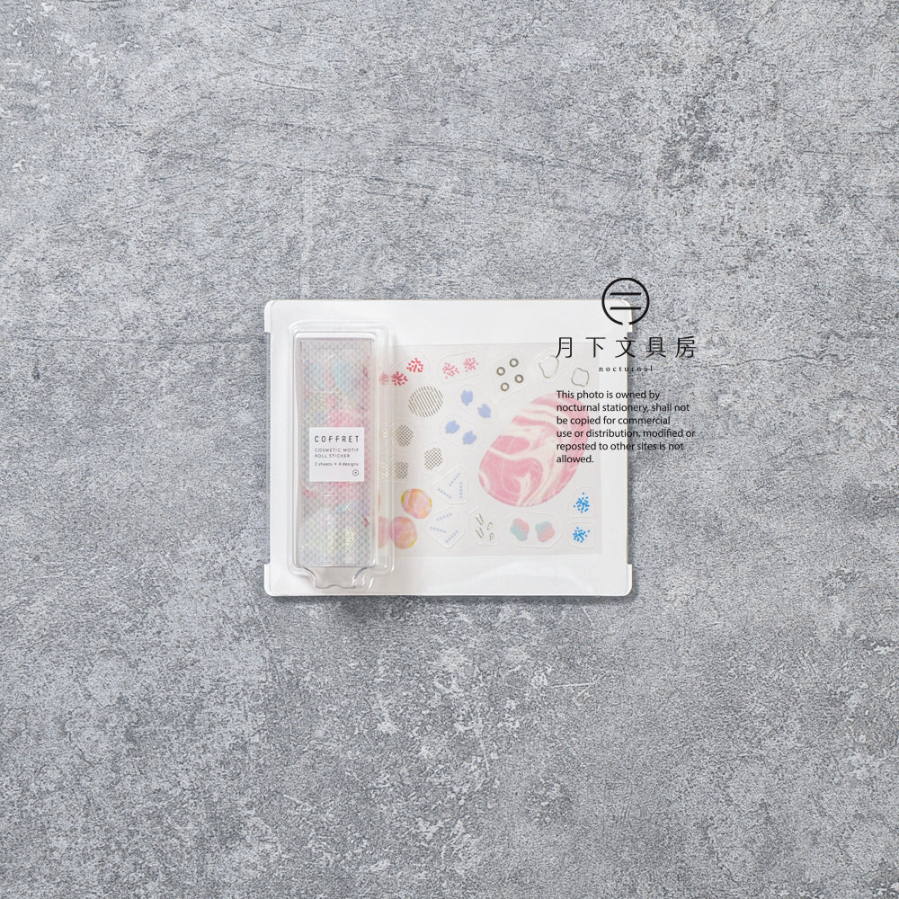 S-486 | HITOTOKI COFFRET Roll 捲裝貼紙 (淡紫)