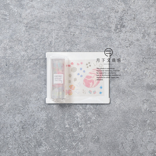 S-486 | HITOTOKI COFFRET Roll 捲裝貼紙 (淡紫)