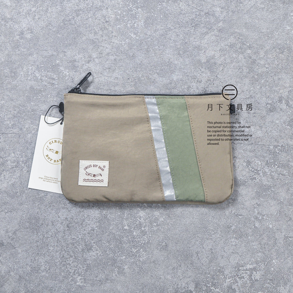 S-503 | CIRCUS BOY BAND TRIP pocket 斜揹包 (Oat green)