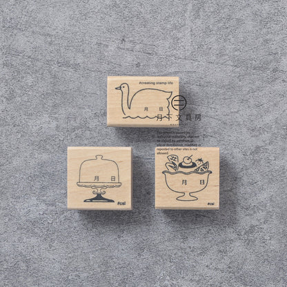 T-555 | KODOMO NO KAO I LOVE STAMP 印章系列 (日期印)