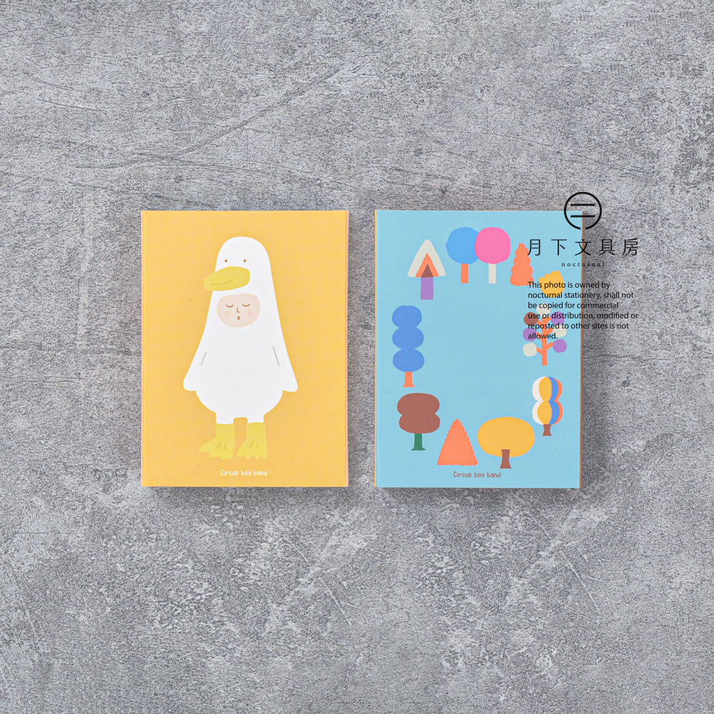 T-578 | CIRCUS BOY BAND 便利貼 (Oree / Tree club)