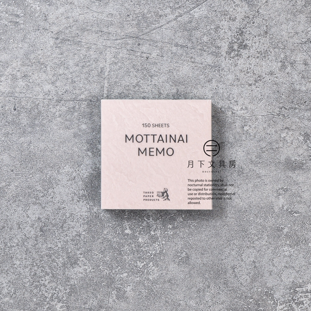 T-624 | TAKEO MOTTAINAI MEMO 花紋便條紙 15