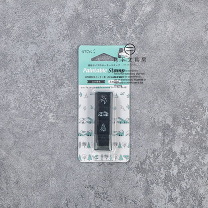 T-656 | MIDORI Paintable Stamp Roller 浸透印 (山景)
