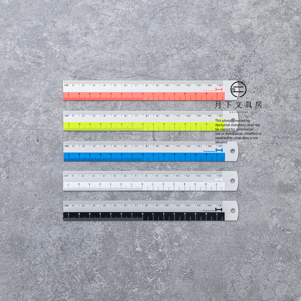 T-712 | HIGHTIDE Fluorescence 15cm 直尺