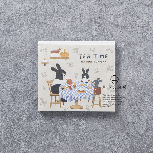 T-723 | 表現社 x 福岡麻利子 特厚便條本 (TEA TIME)