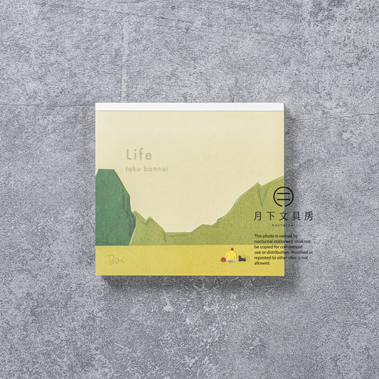 T-728 | 表現社 x 坂内拓 特厚便條本 (Life)