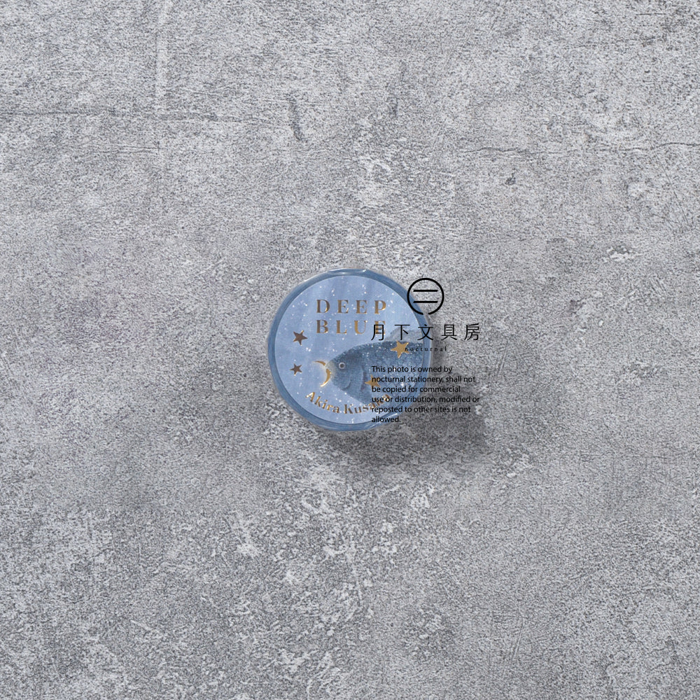 T-735 | 表現社 x 日下明 金箔紙膠帶 (DEEP BLUE)