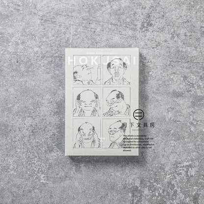 T-744 | 東京製版 Rubber Stamp Collection 橡皮印章組 (葛飾北齋．百面相)