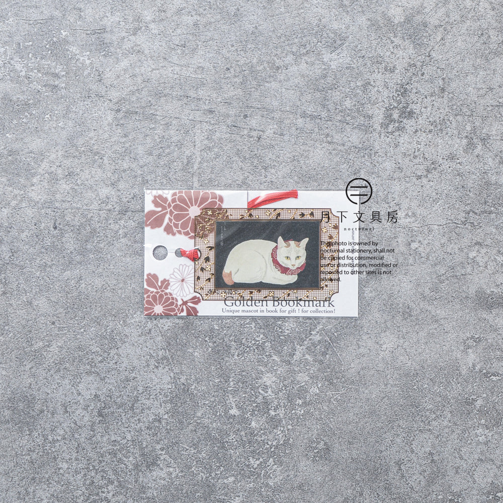 T-758 | etdgistorage 浮世繪金屬書籤 (白貓)