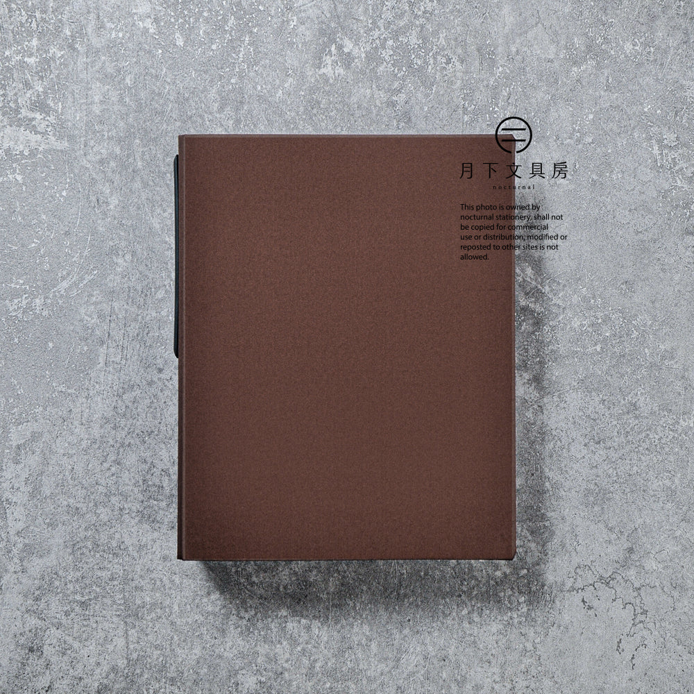 T-773 | CRAFT DESIGN TECHNOLOGY 雙孔文件夾 (深啡)