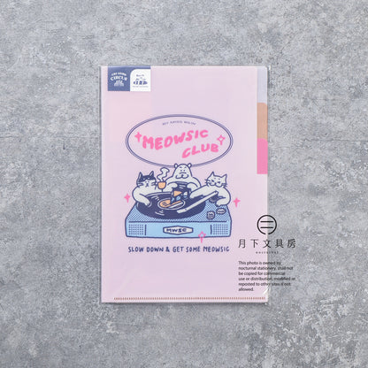 T-807 | FRONTIER CREATORS CIRCUS A5 三層文件夾 (黑白小姐)