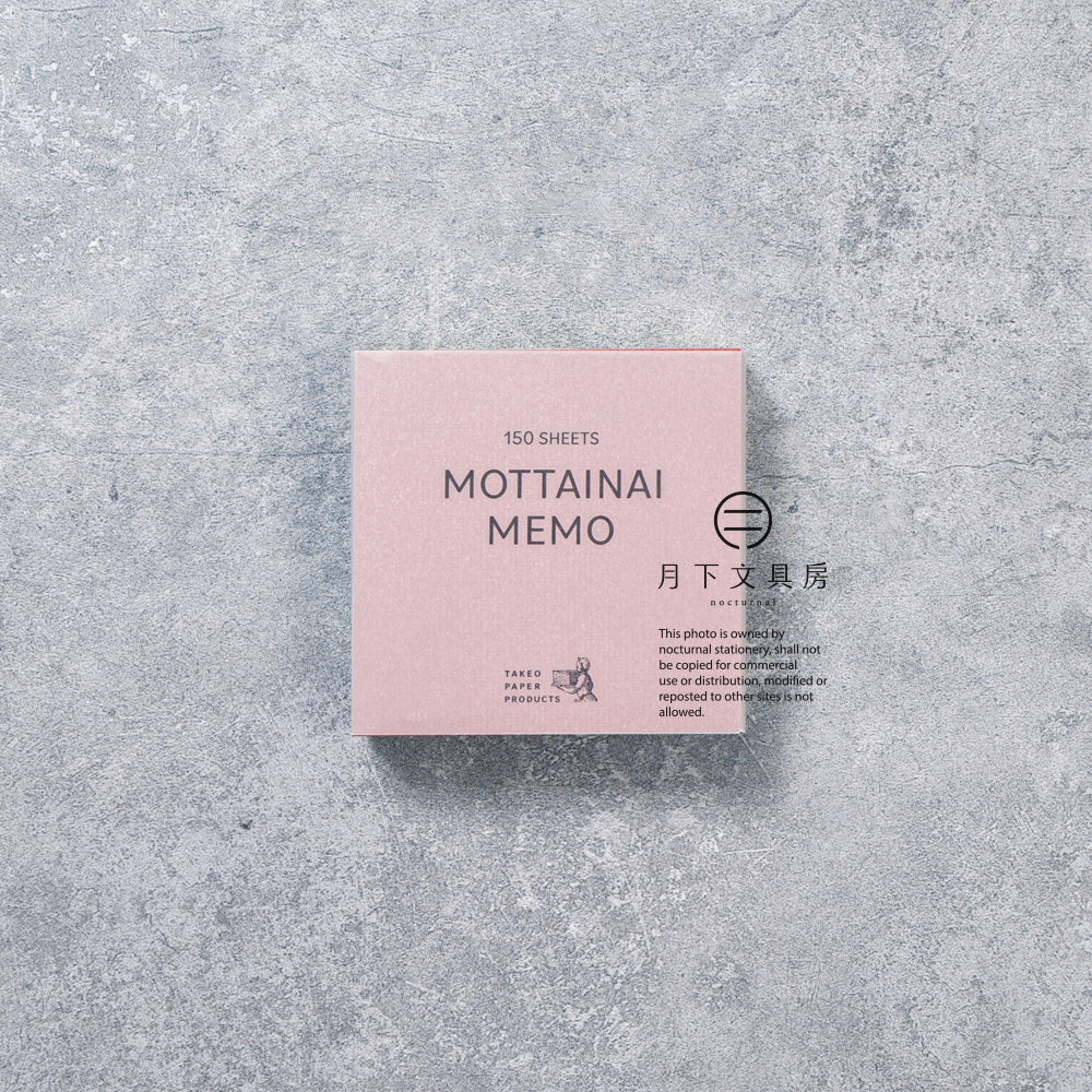 T-820 | TAKEO MOTTAINAI MEMO 花紋便條紙 26