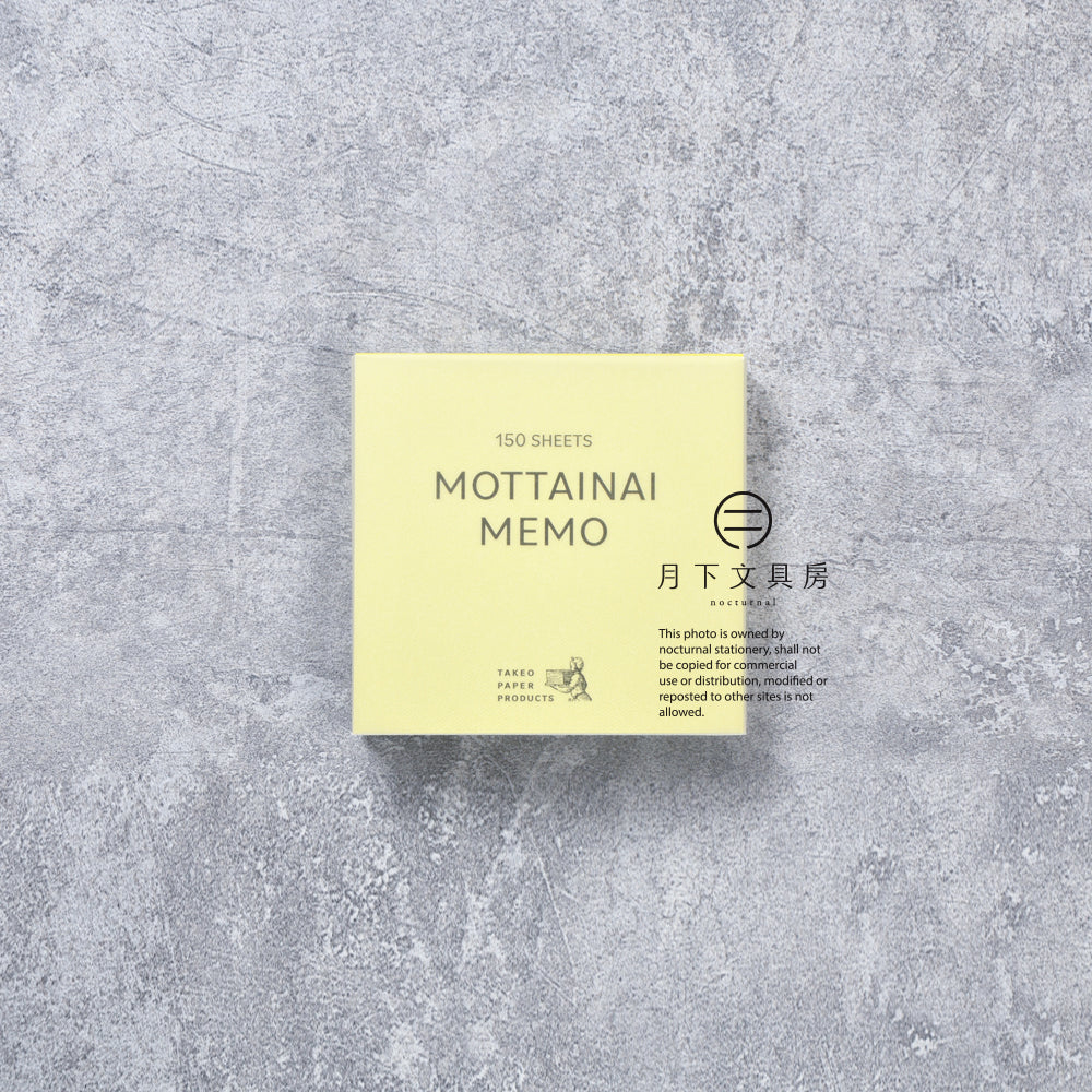 T-821 | TAKEO MOTTAINAI MEMO 花紋便條紙 27