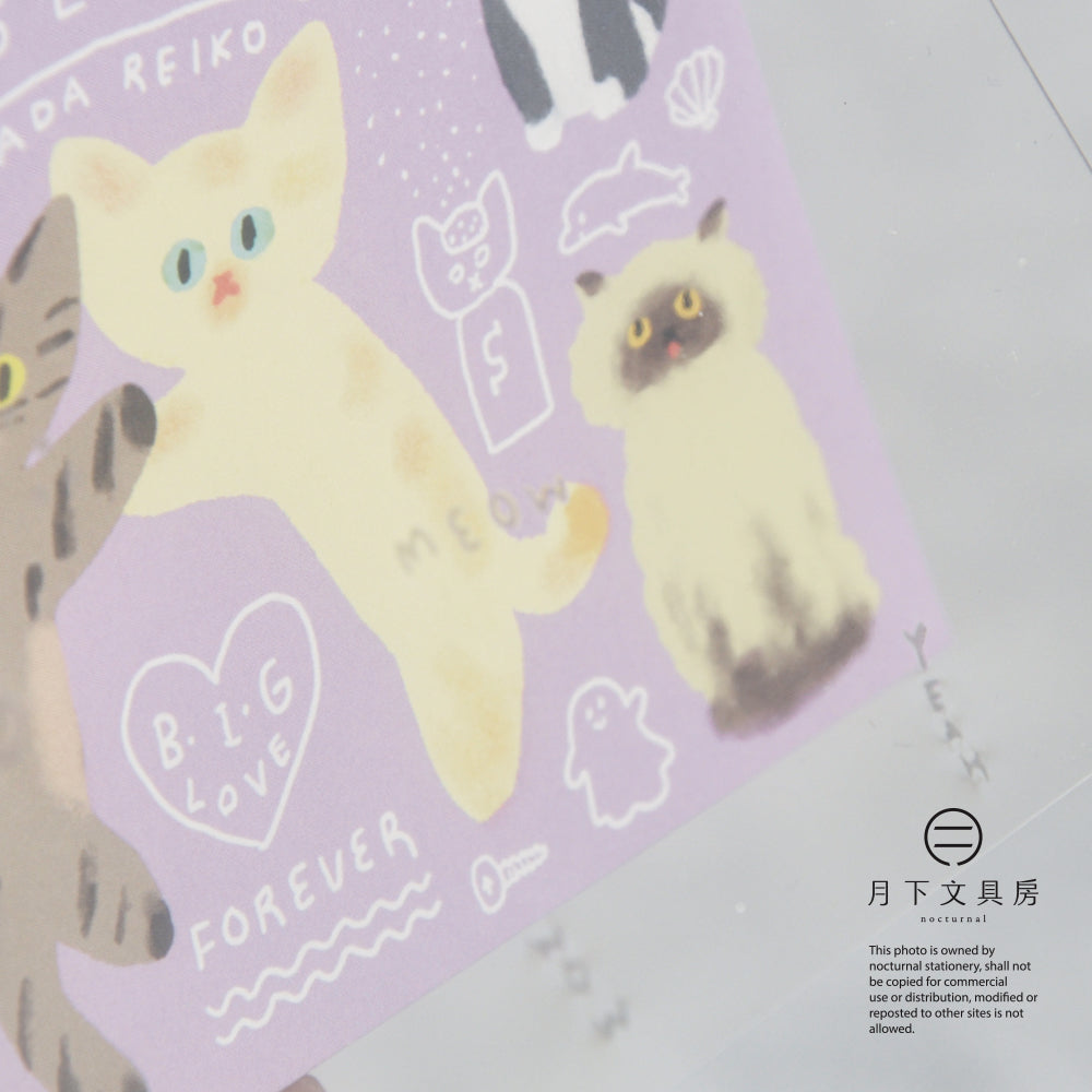 T-869 | 表現社 x 多田玲子 特厚便條本 (CAT'S LIFE)