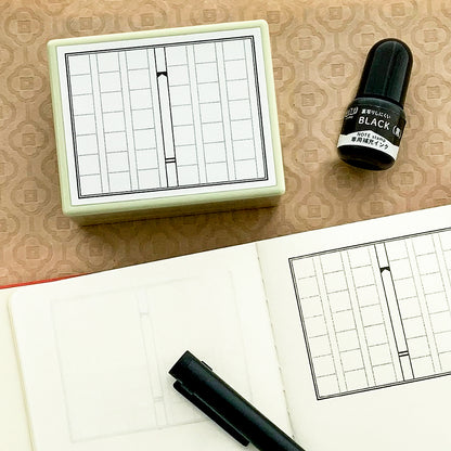 T-232 | KODOMO NO KAO NOTE Stamp 限定浸透印套裝 (原稿紙)