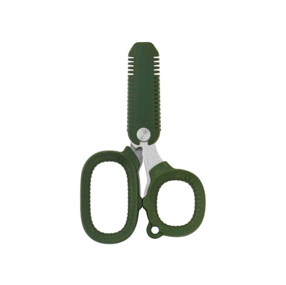 T-233 | MIDORI 便攜式多功能剪刀 (橄欖綠)