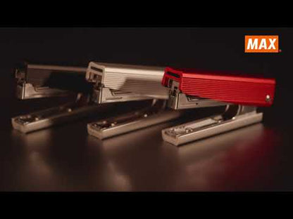 T-98 | MAX HD-10X/AL 全金屬釘書機 (黑/銀/紅)