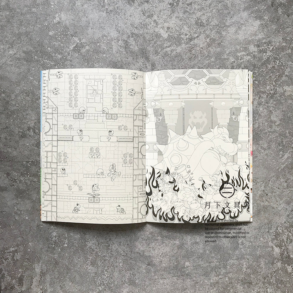 B-06A | SHOWA NOTE 填色冊 (SUPER MARIO)