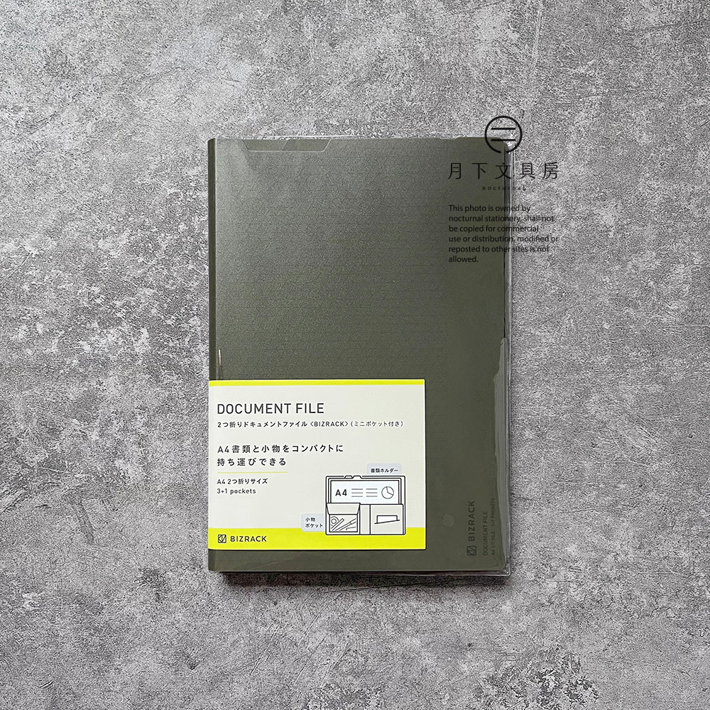 T-215C | KOKUYO BIZRACK 折疊式A4分類文件夾 (綠色)
